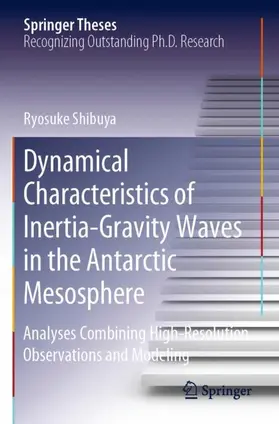 Shibuya |  Dynamical Characteristics of Inertia-Gravity Waves in the Antarctic Mesosphere | Buch |  Sack Fachmedien