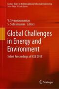 Subramanian / Sivasubramanian |  Global Challenges in Energy and Environment | Buch |  Sack Fachmedien