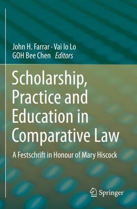 Farrar / Goh / Lo | Scholarship, Practice and Education in Comparative Law | Buch | sack.de