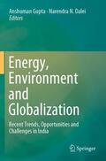 Gupta / Dalei |  Energy, Environment and Globalization | Buch |  Sack Fachmedien