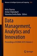 Sharma / Balas / Chakrabarti |  Data Management, Analytics and Innovation | Buch |  Sack Fachmedien