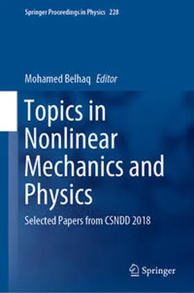 Belhaq |  Topics in Nonlinear Mechanics and Physics | Buch |  Sack Fachmedien