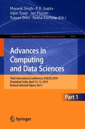 Singh / Gupta / Kashyap |  Advances in Computing and Data Sciences | Buch |  Sack Fachmedien