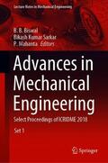 Biswal / Sarkar / Mahanta |  Advances in Mechanical Engineering | Buch |  Sack Fachmedien