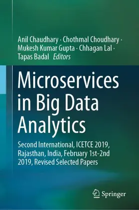 Chaudhary / Choudhary / Badal |  Microservices in Big Data Analytics | Buch |  Sack Fachmedien