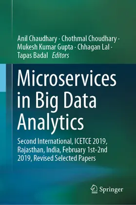 Chaudhary / Choudhary / Gupta |  Microservices in Big Data Analytics | eBook | Sack Fachmedien