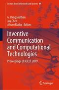 Ranganathan / Chen / Rocha |  Inventive Communication and Computational Technologies | Buch |  Sack Fachmedien