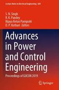 Singh / Kothari / Pandey |  Advances in Power and Control Engineering | Buch |  Sack Fachmedien