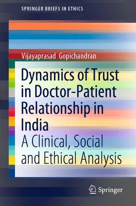 Gopichandran |  Dynamics of Trust in Doctor-Patient Relationship in India | eBook | Sack Fachmedien