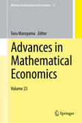Maruyama |  Advances in Mathematical Economics | eBook | Sack Fachmedien