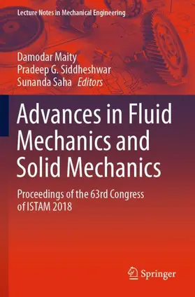 Maity / Saha / Siddheshwar |  Advances in Fluid Mechanics and Solid Mechanics | Buch |  Sack Fachmedien