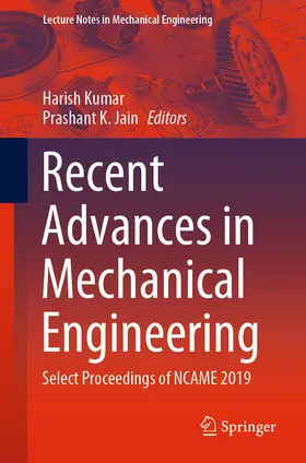 Kumar / Jain |  Recent Advances in Mechanical Engineering | eBook | Sack Fachmedien