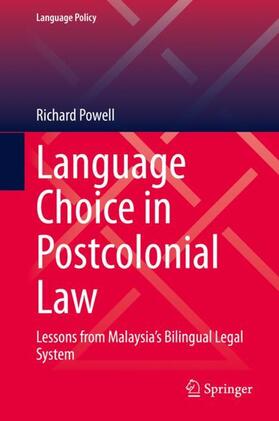 Powell | Language Choice in Postcolonial Law | Buch | 978-981-1511-72-1 | sack.de