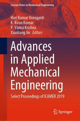 Voruganti / Kumar / Krishna |  Advances in Applied Mechanical Engineering | Buch |  Sack Fachmedien