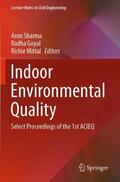 Sharma / Mittal / Goyal |  Indoor Environmental Quality | Buch |  Sack Fachmedien