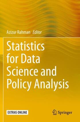 Rahman | Statistics for Data Science and Policy Analysis | Buch | 978-981-1517-37-2 | sack.de
