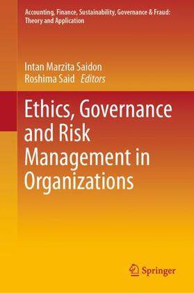 Said / Saidon | Ethics, Governance and Risk Management in Organizations | Buch | 978-981-1518-79-9 | sack.de