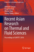 Suryan / Doh / Yaga |  Recent Asian Research on Thermal and Fluid Sciences | eBook | Sack Fachmedien