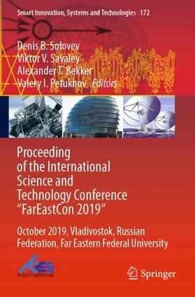 Solovev / Petukhov / Savaley |  Proceeding of the International Science and Technology Conference "FarEast¿on 2019" | Buch |  Sack Fachmedien