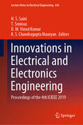 Saini / Srinivas / Vinod Kumar |  Innovations in Electrical and Electronics Engineering | eBook | Sack Fachmedien