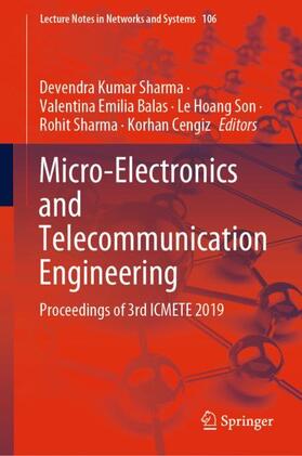 Sharma / Balas / Cengiz |  Micro-Electronics and Telecommunication Engineering | Buch |  Sack Fachmedien