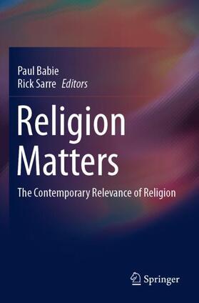 Sarre / Babie | Religion Matters | Buch | 978-981-1524-91-2 | sack.de