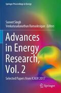 Ramadesigan / Singh |  Advances in Energy Research, Vol. 2 | Buch |  Sack Fachmedien