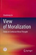 Ge |  View of Moralization | Buch |  Sack Fachmedien