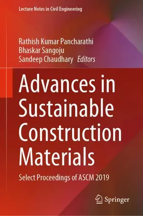 Pancharathi / Chaudhary / Sangoju |  Advances in Sustainable Construction Materials | Buch |  Sack Fachmedien