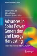 Jain / Verma / Kumar |  Advances in Solar Power Generation and Energy Harvesting | Buch |  Sack Fachmedien