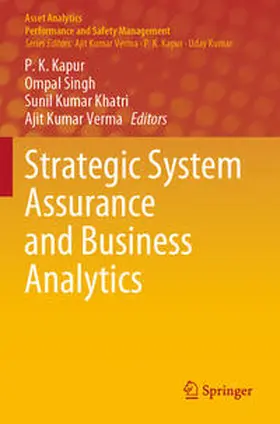 Kapur / Verma / Singh |  Strategic System Assurance and Business Analytics | Buch |  Sack Fachmedien