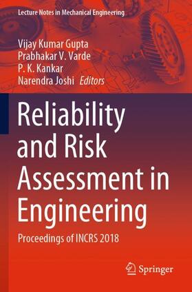 Gupta / Joshi / Varde |  Reliability and Risk Assessment in Engineering | Buch |  Sack Fachmedien