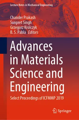 Prakash / Singh / Krolczyk | Advances in Materials Science and Engineering | E-Book | sack.de