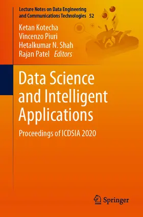 Kotecha / Piuri / Shah | Data Science and Intelligent Applications | E-Book | sack.de