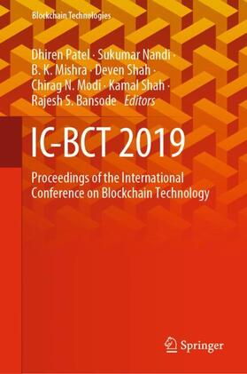 Patel / Nandi / Mishra | IC-BCT 2019 | Buch | 978-981-1545-41-2 | sack.de