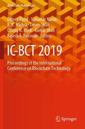 Patel / Nandi / Mishra |  IC-BCT 2019 | Buch |  Sack Fachmedien