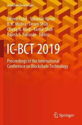 Patel / Nandi / Mishra |  IC-BCT 2019 | Buch |  Sack Fachmedien