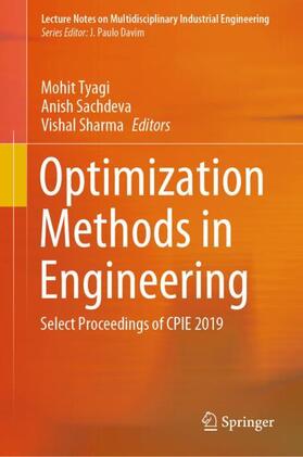 Tyagi / Sharma / Sachdeva |  Optimization Methods in Engineering | Buch |  Sack Fachmedien