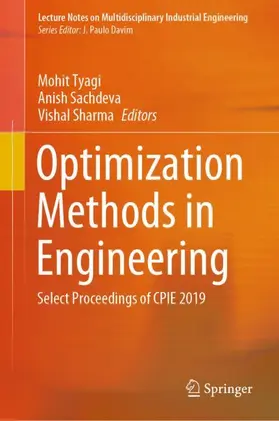 Tyagi / Sharma / Sachdeva |  Optimization Methods in Engineering | Buch |  Sack Fachmedien