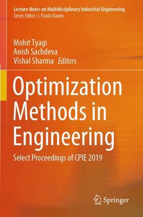 Tyagi / Sharma / Sachdeva | Optimization Methods in Engineering | Buch | 978-981-1545-52-8 | sack.de