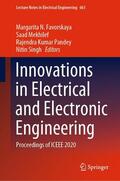 Favorskaya / Mekhilef / Pandey |  Innovations in Electrical and Electronic Engineering | eBook | Sack Fachmedien