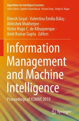 Goyal / Balas / Balas |  Information Management and Machine Intelligence | Buch |  Sack Fachmedien