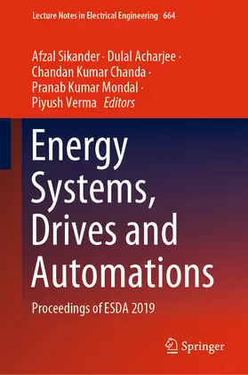 Sikander / Acharjee / Chanda | Energy Systems, Drives and Automations | E-Book | sack.de
