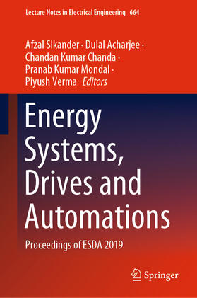 Sikander / Acharjee / Chanda | Energy Systems, Drives and Automations | E-Book | sack.de