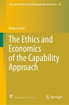 Gotoh |  The Ethics and Economics of the Capability Approach | eBook | Sack Fachmedien