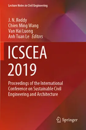 Reddy / Wang / Luong |  Icscea 2019 | Buch |  Sack Fachmedien