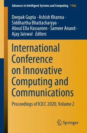 Gupta / Khanna / Bhattacharyya |  International Conference on Innovative Computing and Communications | Buch |  Sack Fachmedien