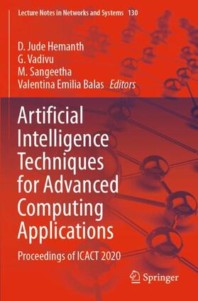 Hemanth / Balas / Vadivu |  Artificial Intelligence Techniques for Advanced Computing Applications | Buch |  Sack Fachmedien
