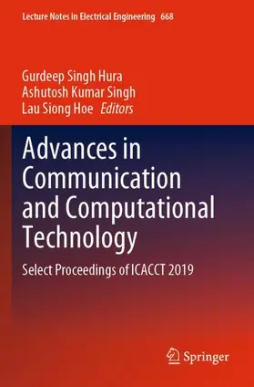 Hura / Siong Hoe / Singh |  Advances in Communication and Computational Technology | Buch |  Sack Fachmedien