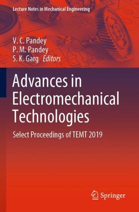 Pandey / Garg |  Advances in Electromechanical Technologies | Buch |  Sack Fachmedien
